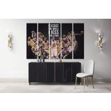 Mamba Mentality Basketball Player Kobe Bryant Canvas Wall Art - Image 5