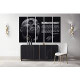 Mamba Mentality Motivational Quotes Kobe Bryant Basketball Player Canvas Wall Art - Image 5