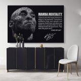 Mamba Mentality Motivational Quotes Kobe Bryant Basketball Player Canvas Wall Art