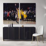 Kobe Bryant Basketball Player Last Game Mamba Mentality Canvas Wall Art - Image 2