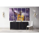 Kobe Bryant Basketball Player Mamba Mentality Last Game Motivational Quotes Canvas Wall Art - Image 5