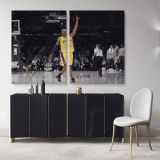 Last Game Kobe Bryant Basketball Player Mamba Mentality Canvas Wall Art - Image 4