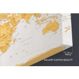 Modern Official World Map Atlas Geography Political Canvas Wall Art - Image 6