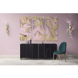 Marble Art Rose Gold Marble Abstract Art Large Marble Canvas Wall Art - Image 3