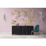 Marble Art Rose Gold Marble Abstract Art Large Marble Canvas Wall Art - Image 4