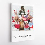 Christmas Gift Personalised 5 Images Collage Canvas Different Sizes Custom Photo - Image 3