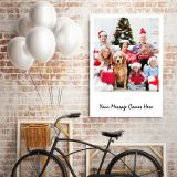 Personalised Canvas Gift for Christmas Custom Canvas Photo with your message For Christmas Gift - Image 3