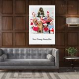 Personalised Canvas Gift for Christmas Custom Canvas Photo with your message For Christmas Gift - Image 4