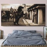 Panoramic Canvas Spartacus Movie Wall Art Framed Print Poster Kids Gaming Zone