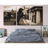Panoramic Canvas Spartacus Movie Wall Art Framed Print Poster Kids Gaming Zone - Image 3