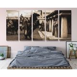 Panoramic Canvas Spartacus Movie Wall Art Framed Print Poster Kids Gaming Zone - Image 5