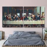 The Last Supper Paintings Framed Wall Art Catholic painting Last Supper Jesus Christ Canvas - Image 2
