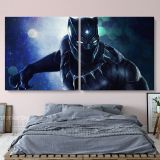 Chadwick Boseman Black Panther Gamer Print Poster Canvas - Image 2