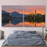 Panoramic Large Natural Landscape Canvas with Frame - Image 2
