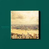 Jin Mao Tower Skyscraper Shanghai City Print Canvas with Frame - Image 2