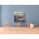 Thames River England Photography Poster Print Canvas with Frame - Image 4