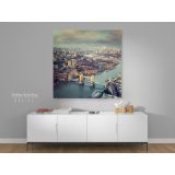 Thames River England Photography Poster Print Canvas with Frame - Image 3
