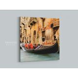 Iconic Italy Honeymoon Charme Poster Print Canvas with Frame - Image 4