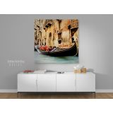 Iconic Italy Honeymoon Charme Poster Print Canvas with Frame - Image 3