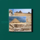 Mortuary Temple Hatshepsut Egypt Poster Print Canvas with Frame - Image 3