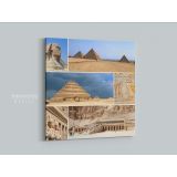 Mortuary Temple Hatshepsut Egypt Poster Print Canvas with Frame - Image 5