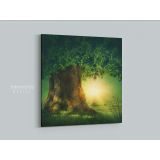 Forest Tree of Life Fantasy Wall Art Canvas with Frame - Image 3