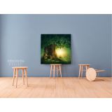 Forest Tree of Life Fantasy Wall Art Canvas with Frame - Image 4