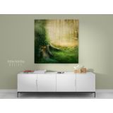 Fantasy Tree House Sunlight Wall Art Canvas with Frame - Image 5