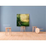 Fantasy Tree House Sunlight Wall Art Canvas with Frame - Image 4