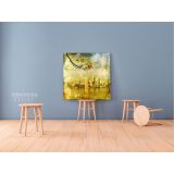 New York Los Angeles Miami Grunge City Maple Leaf Canvas - Image 4