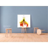 Watercolor Painting Women Colorful Square Canvas Wall Art - Image 5