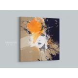 Modern wall art Women Watercolor Canvas Wall Art - Image 3