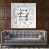 Holy Bible Verse Art Canvas Office Canvas