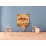 Merry Christmas Greeting Gift Print Painting Framed Canvas Rolled Bedroom - Image 4