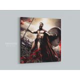 Spartan Soldier Gamer Movie Art Modern Abstract Gaming Zone Warrior Poster Print Canvas - Image 5