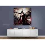 Spartan Soldier Gamer Movie Art Modern Abstract Gaming Zone Warrior Poster Print Canvas - Image 3