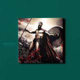 Spartan Soldier Gamer Movie Art Modern Abstract Gaming Zone Warrior Poster Print Canvas - Image 2