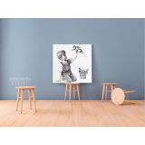 Banksy Donates New Artwork Celebrating Health Care Workers to British Hospital Banksy Canvas - Image 3