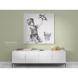 Banksy Donates New Artwork Celebrating Health Care Workers to British Hospital Banksy Canvas - Image 5