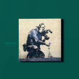 Banksy Style Street Graffiti Art Collection Canvas - Image 2
