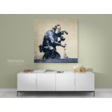 Banksy Style Street Graffiti Art Collection Canvas - Image 4