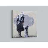 Folkestone Art Buff Banksy Style Street Graffiti Art Collection Canvas - Image 5