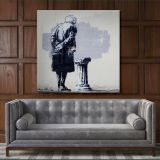 Folkestone Art Buff Banksy Style Street Graffiti Art Collection Canvas