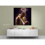 Gianna and Kobe Bryant Photo Print on Canvas - Image 3
