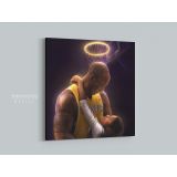 Gianna and Kobe Bryant Photo Print on Canvas - Image 5
