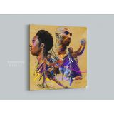 Kobe Bryant Basketball Player Drawing Photo Print on Canvas - Image 4