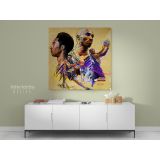 Kobe Bryant Basketball Player Drawing Photo Print on Canvas - Image 5