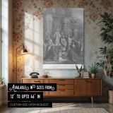Cyrus Restores Temple Vessels - Gustave Dore Sacred Return Scene canvas wall art
