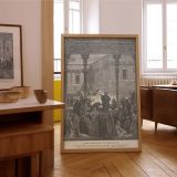 Daniel Confronts Idolatry - Gustave Dore Temple Scene with Priests and Statues canvas wall art - Image 7
