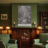 Daniel in the Lions' Den - Gustave Dore Divine Protection Scene canvas wall art - Image 4